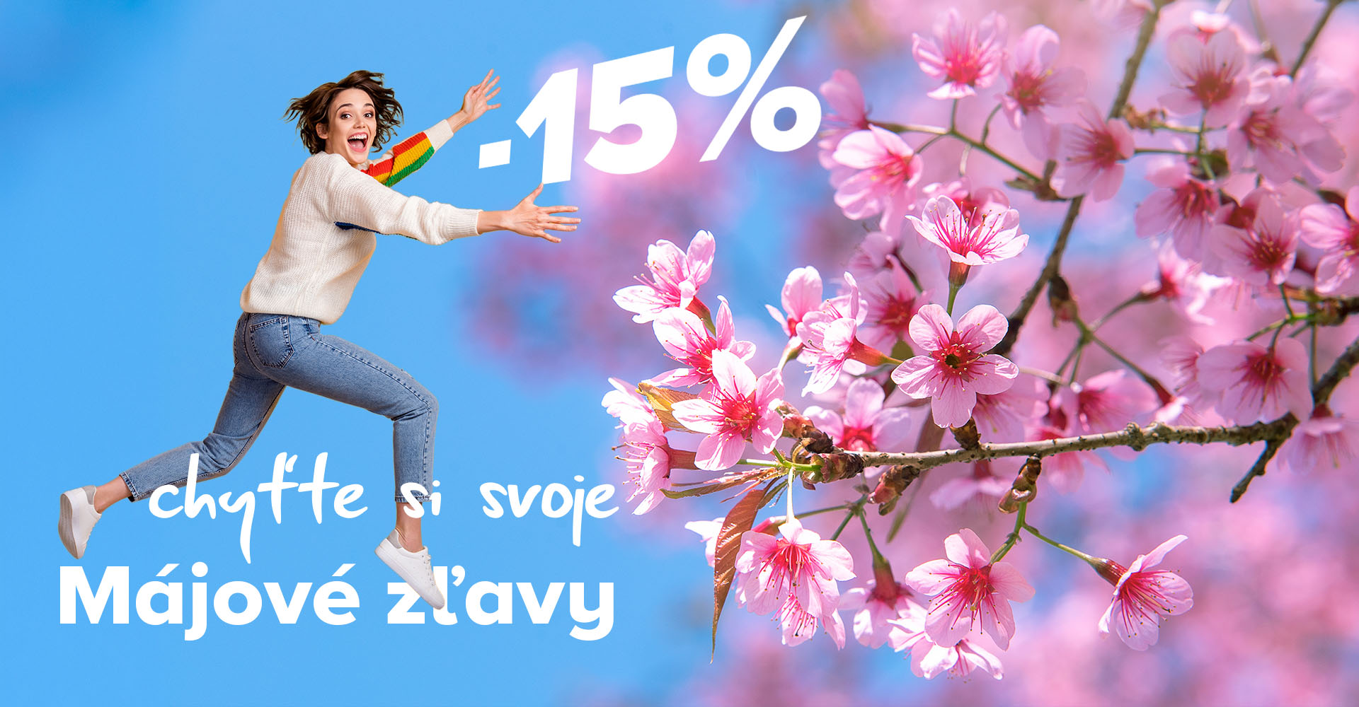 majove zlavy