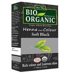 Bio ORGANIC Henne Hair Colour SOFT BLACK 100 g
