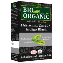 Bio ORGANIC Henne Hair Colour INDIGO BLACK 100 g